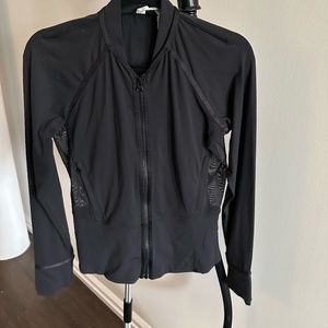 Lululemon Black Mesh Panelled Jacket